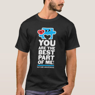 Camiseta Conciencia sobre el autismo masculina papá Pieza d