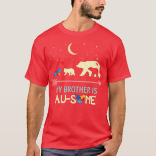 Camiseta Conciencia sobre el autismo Mi hermano es USO