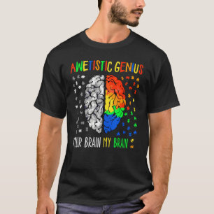 Camiseta Conciencia sobre el Autismo Niños Autistas Genios 