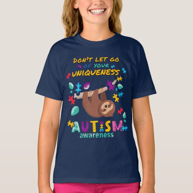 Camiseta Conciencia sobre el autismo no te dejes llevar por (Anverso)