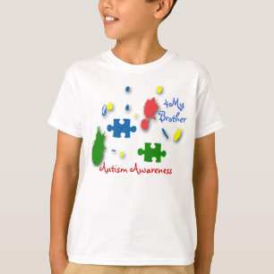 Camiseta Conciencia sobre el autismo para mi hermano Shirt