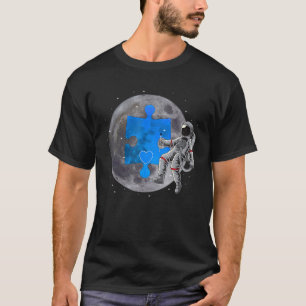 Camiseta Conciencia sobre el autismo Piec de rompecabezas d