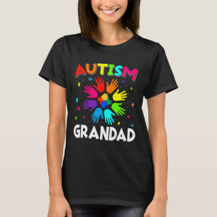 Camiseta Conciencia Sobre El Autismo Retro Apoyo De Grandad