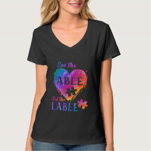 Camiseta Conciencia sobre el autismo Véase Imposible