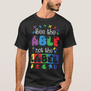 Camiseta Conciencia sobre el Autismo Ver lo Capaz No la Eti