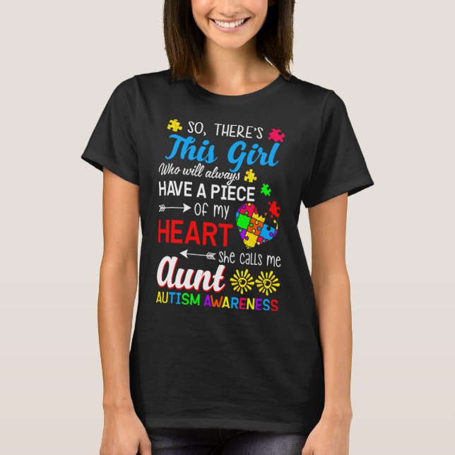 Camiseta Conciencia sobre el autismo y conciencia sobre el  (Anverso)