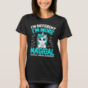 Camiseta Conciencia sobre el cáncer cervical Cinta Verde a