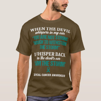 Camiseta Conciencia Sobre El Cáncer Cervical Soy La Torment