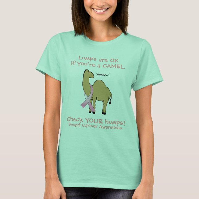 Camiseta Conciencia sobre el cáncer de camello (Anverso)