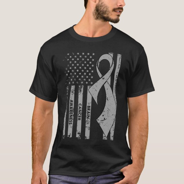 Camiseta Conciencia sobre el cáncer de cerebro (Anverso)