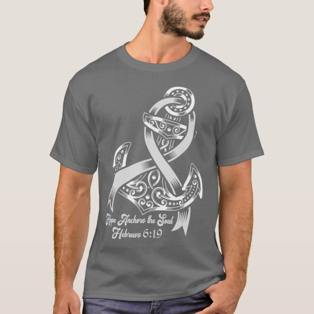 Camiseta Conciencia sobre el cáncer de cerebro Esperanza de (Anverso)