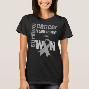 Camiseta Conciencia sobre el cáncer de cerebro, se me ocur