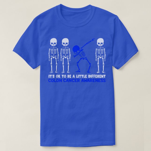 Camiseta Conciencia sobre el cáncer de colon Es aceptable s (Diseño del anverso)