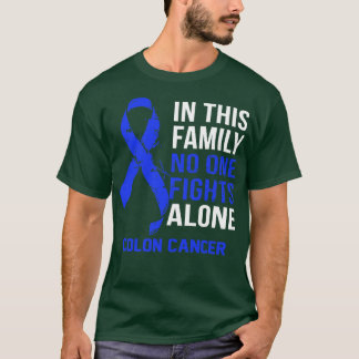 Camiseta Conciencia sobre el cáncer de colon: nadie lucha s