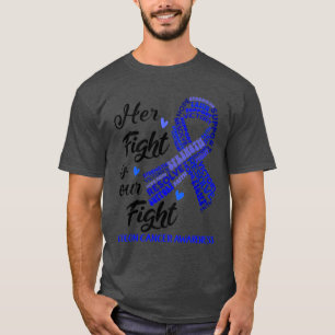 Camiseta Conciencia sobre el cáncer de colon Su lucha es nu