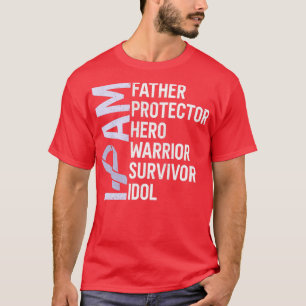 Camiseta Conciencia sobre el cáncer de estómago Soy padre h