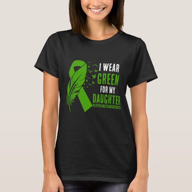 Camiseta Conciencia sobre el cáncer de hígado (Anverso)