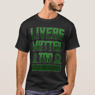 Camiseta Conciencia sobre el cáncer de hígado Cinta verde I