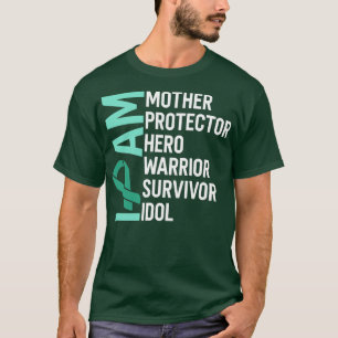 Camiseta Conciencia sobre el cáncer de hígado Soy Madre Hér