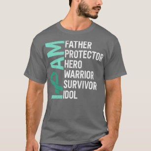 Camiseta Conciencia sobre el cáncer de hígado Soy Padre Her