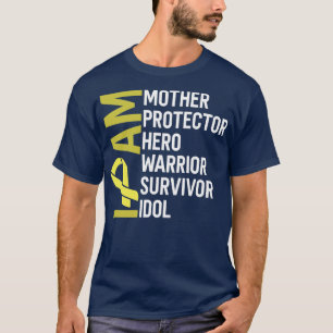 Camiseta Conciencia sobre el cáncer de huesos Soy Madre Hér
