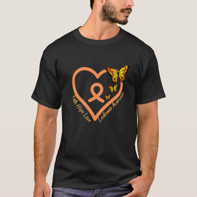Camiseta Conciencia sobre el cáncer de leucemia - Faith Hop (Anverso)