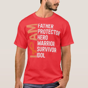 Camiseta Conciencia sobre el cáncer de leucemia Soy padre h