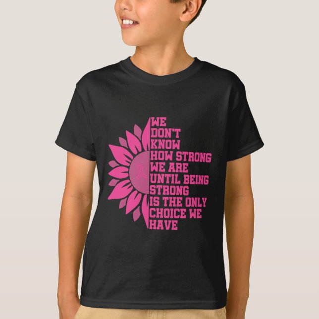 Camiseta Conciencia sobre el cáncer de mama (Anverso)
