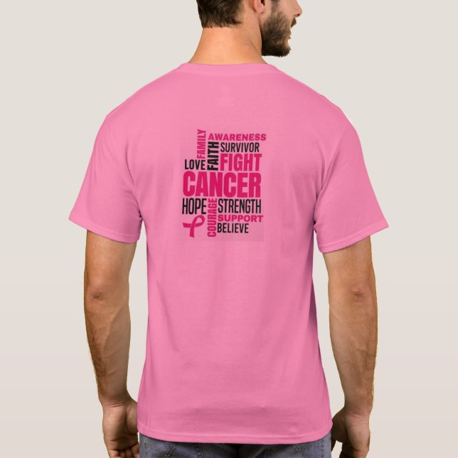 Camiseta Conciencia sobre el cáncer de mama (Reverso)