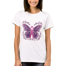 Conciencia sobre el cáncer de mama Butterfly Flora