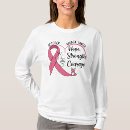 Camiseta Conciencia sobre el cáncer de mama en octubre