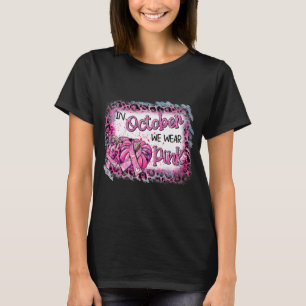 Camiseta Conciencia Sobre El Cáncer De Mama En Octubre Usam