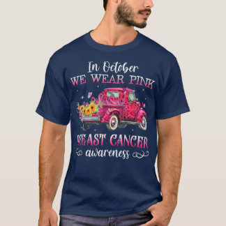 Camiseta Conciencia Sobre El Cáncer De Mama En Octubre Usam