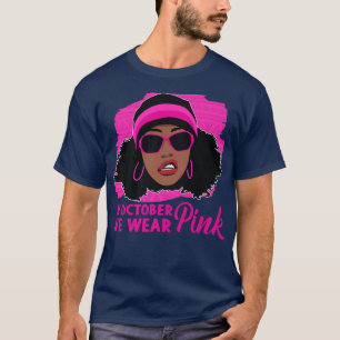 Camiseta Conciencia Sobre El Cáncer De Mama En Octubre Usam