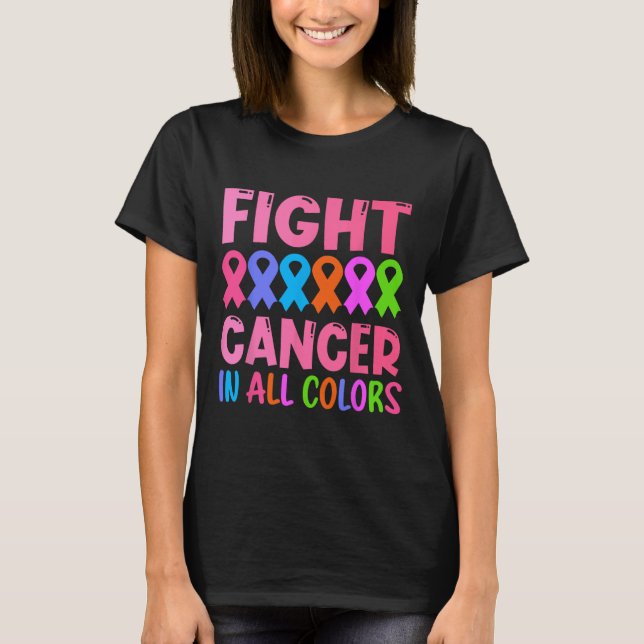 Camiseta Conciencia sobre el cáncer de mama en todas las ci (Anverso)