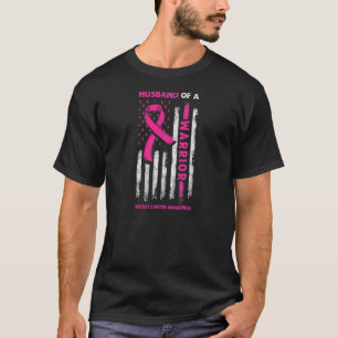 Camiseta Conciencia Sobre El Cáncer De Mama Esposa De Un Gu