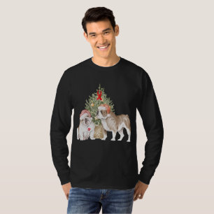 Camiseta Conciencia sobre el cáncer de mama, estilo Navidad
