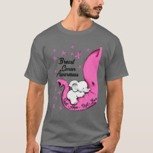 Camiseta Conciencia sobre el cáncer de mama Fe Esperanza Lu