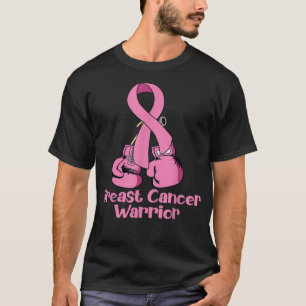 Camiseta Conciencia sobre el cáncer de mama Guantes de boxe