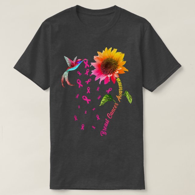 Camiseta Conciencia sobre el cáncer de mama Hummingbird 308 (Diseño del anverso)