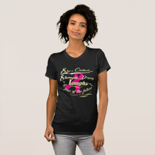 Camiseta Conciencia sobre el cáncer de mama intrépido