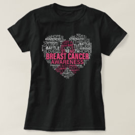 Camiseta Conciencia sobre el cáncer de mama Lucha contra el