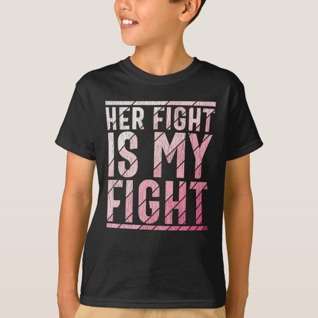 Camiseta Conciencia sobre el cáncer de mama Madre Hija Herm (Anverso)