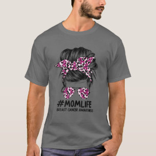 Camiseta Conciencia sobre el cáncer de mama Mamá Vida Desor