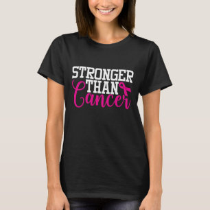Camiseta Conciencia sobre el cáncer de mama  Más fuerte que