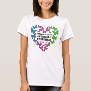 Camiseta Conciencia sobre el cáncer de mama metastásico d