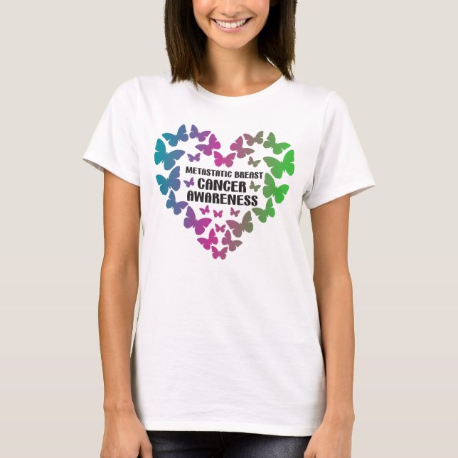 Camiseta Conciencia sobre el cáncer de mama metastásico de  (Anverso)