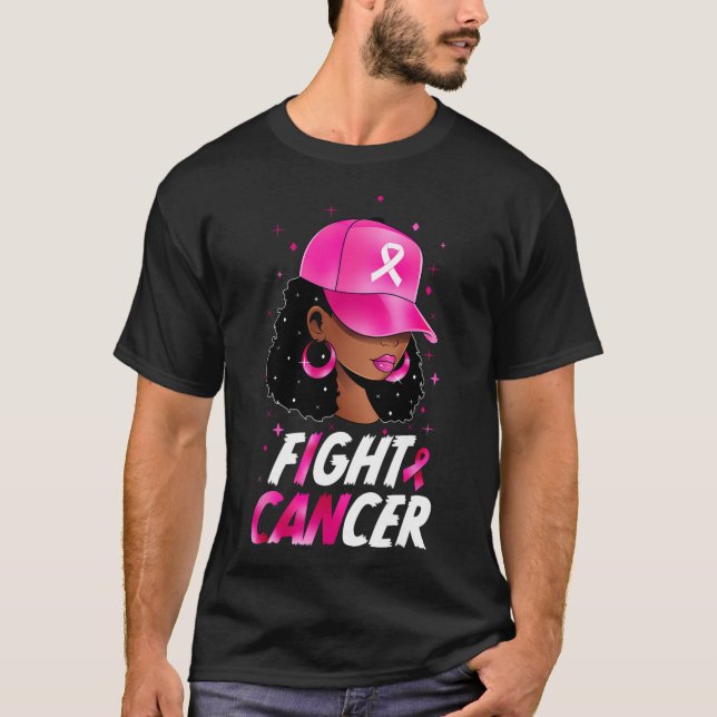 Camiseta Conciencia sobre el cáncer de mama Mujeres negras  (Anverso)