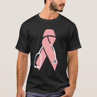 Camiseta Conciencia Sobre El Cáncer De Mama Para La Enferme