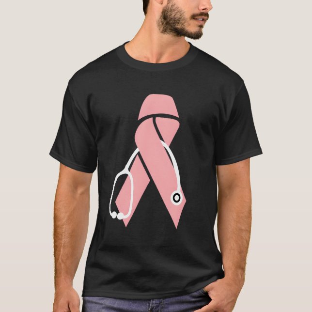 Camiseta Conciencia Sobre El Cáncer De Mama Para La Enferme (Anverso)